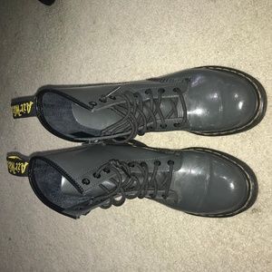 Gray Dr. Martens